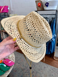 Whicker Cowgirl Hat - Natural