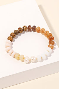 Colorful Stone & FWP Bracelet