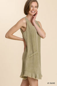 The May Dress - Light Olive
