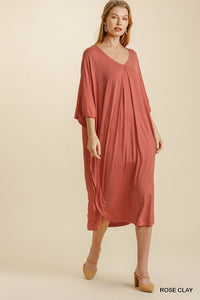 Knit Kaftan - Clay